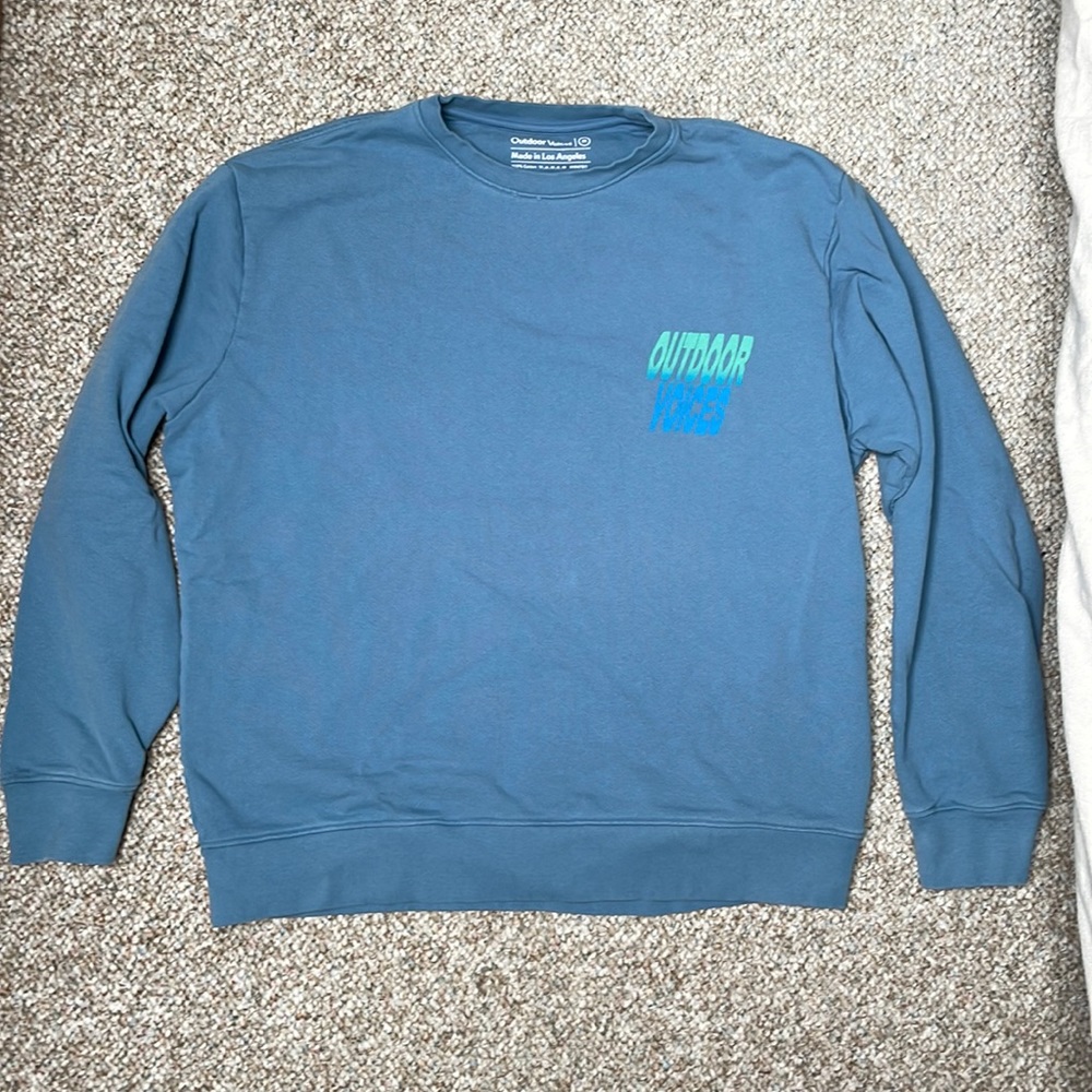 Outdoor Voices Crew Neck, light blue size M
